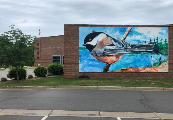 Grand Rapids Area Library Mural.